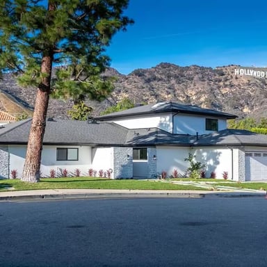 Six-bedroom Hollywood Hills home placed as a mid-term relocation rental